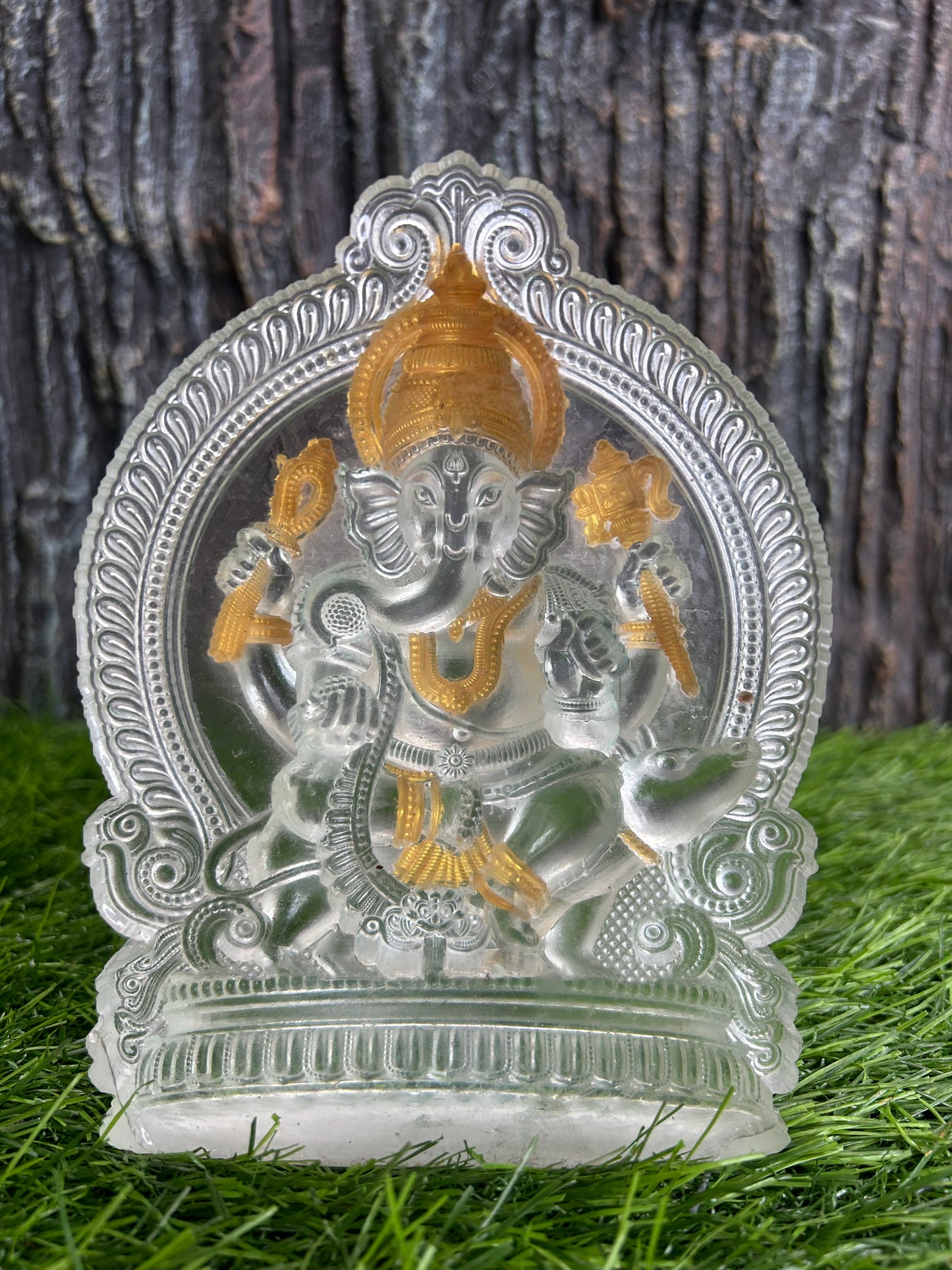 6inch epoxy Ganesha hand painted