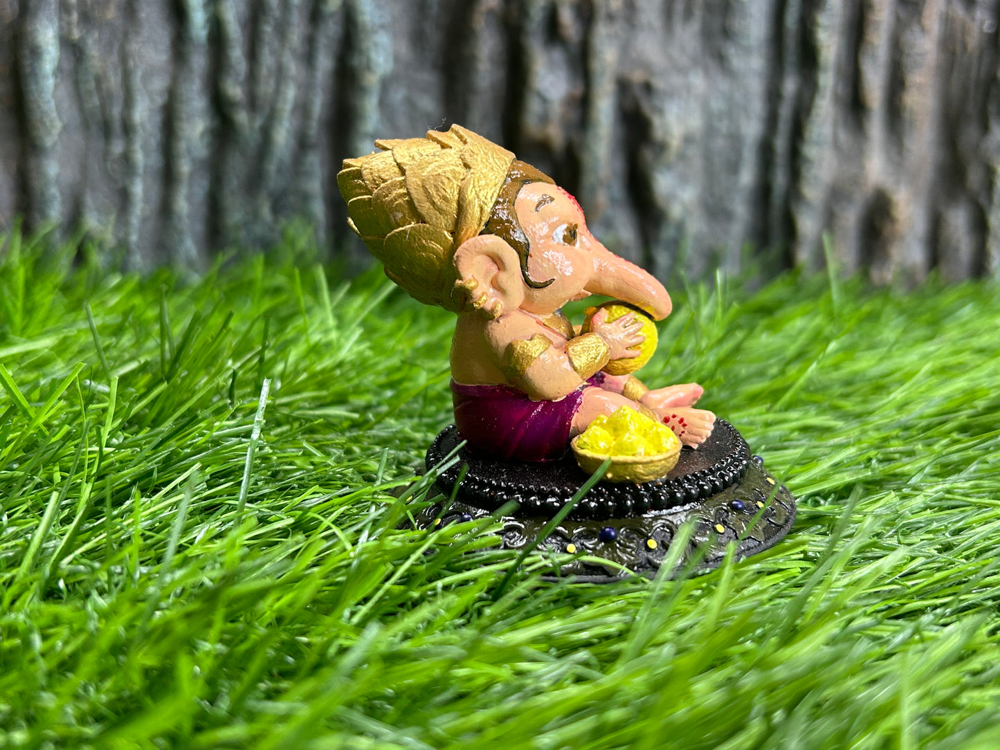 Chibi Ganesha hand painted 2inch