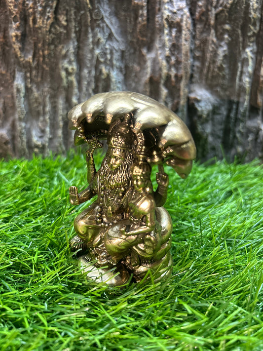 Lakshmi narashima brass idol 4inchs