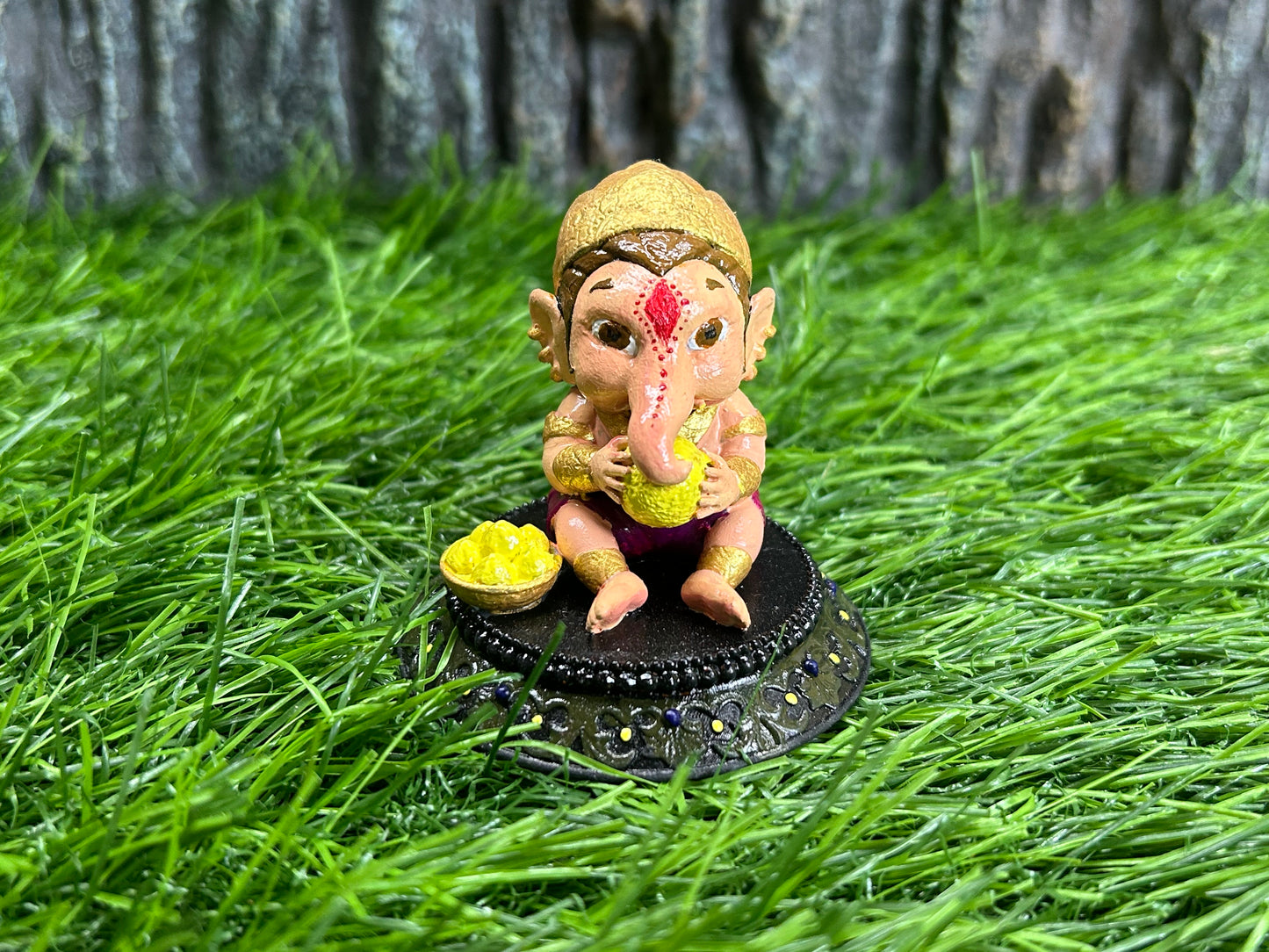 Chibi Ganesha hand painted 2inch