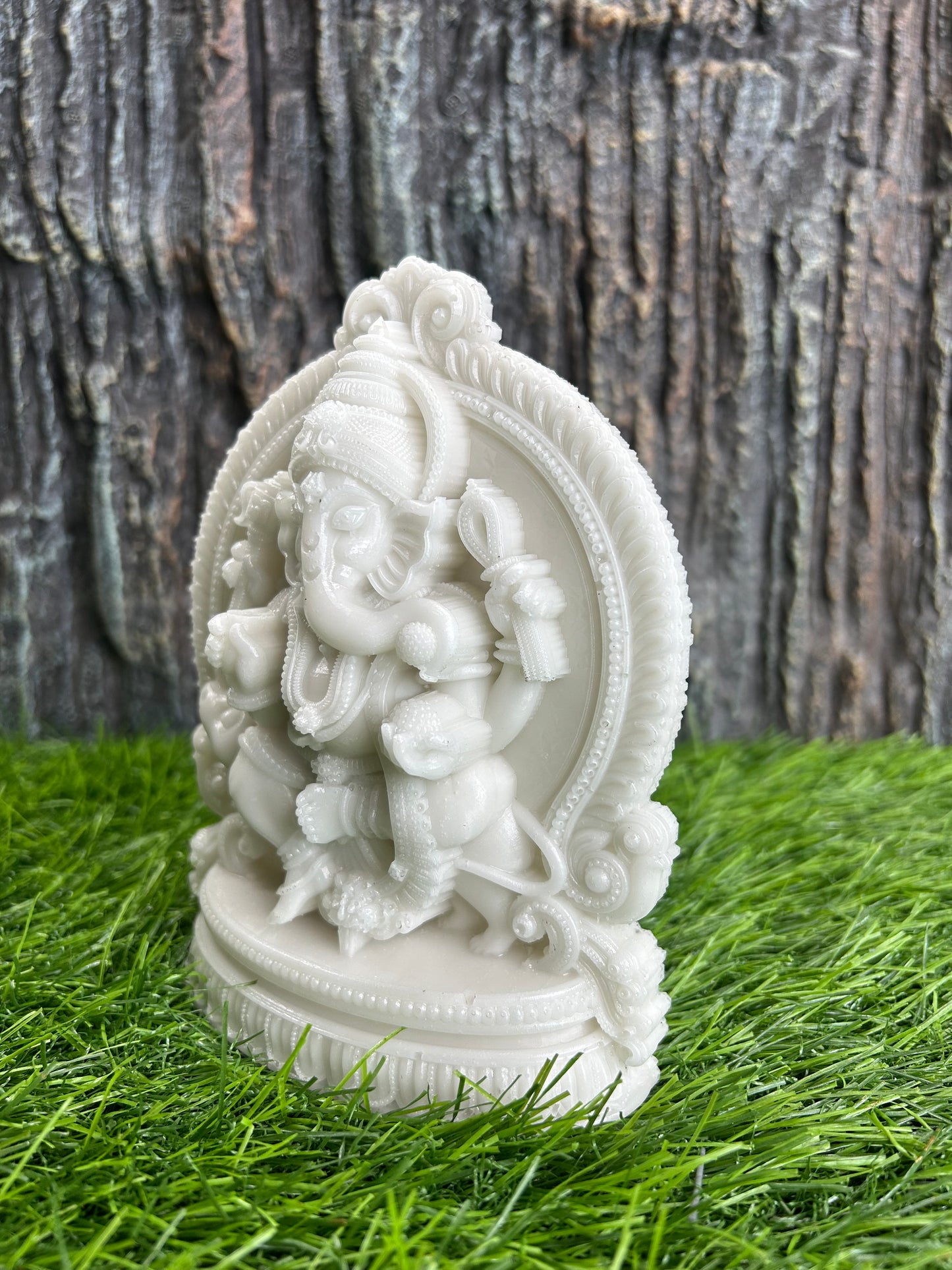 6inch Ganesha marble finish
