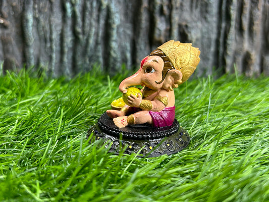 Chibi Ganesha hand painted 2inch