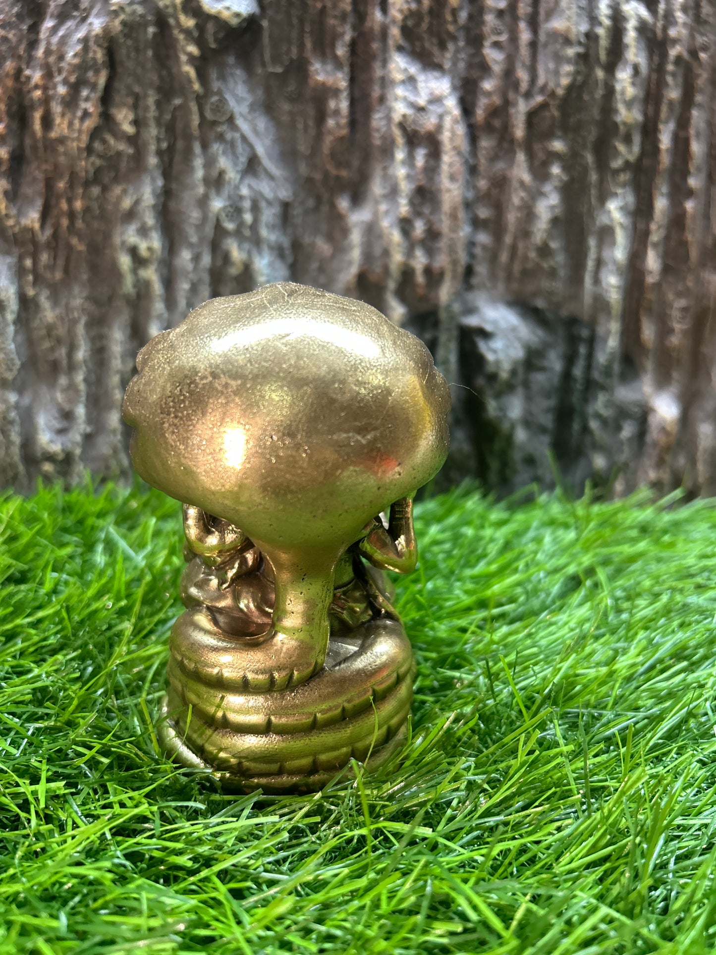 Lakshmi narashima brass idol 4inchs