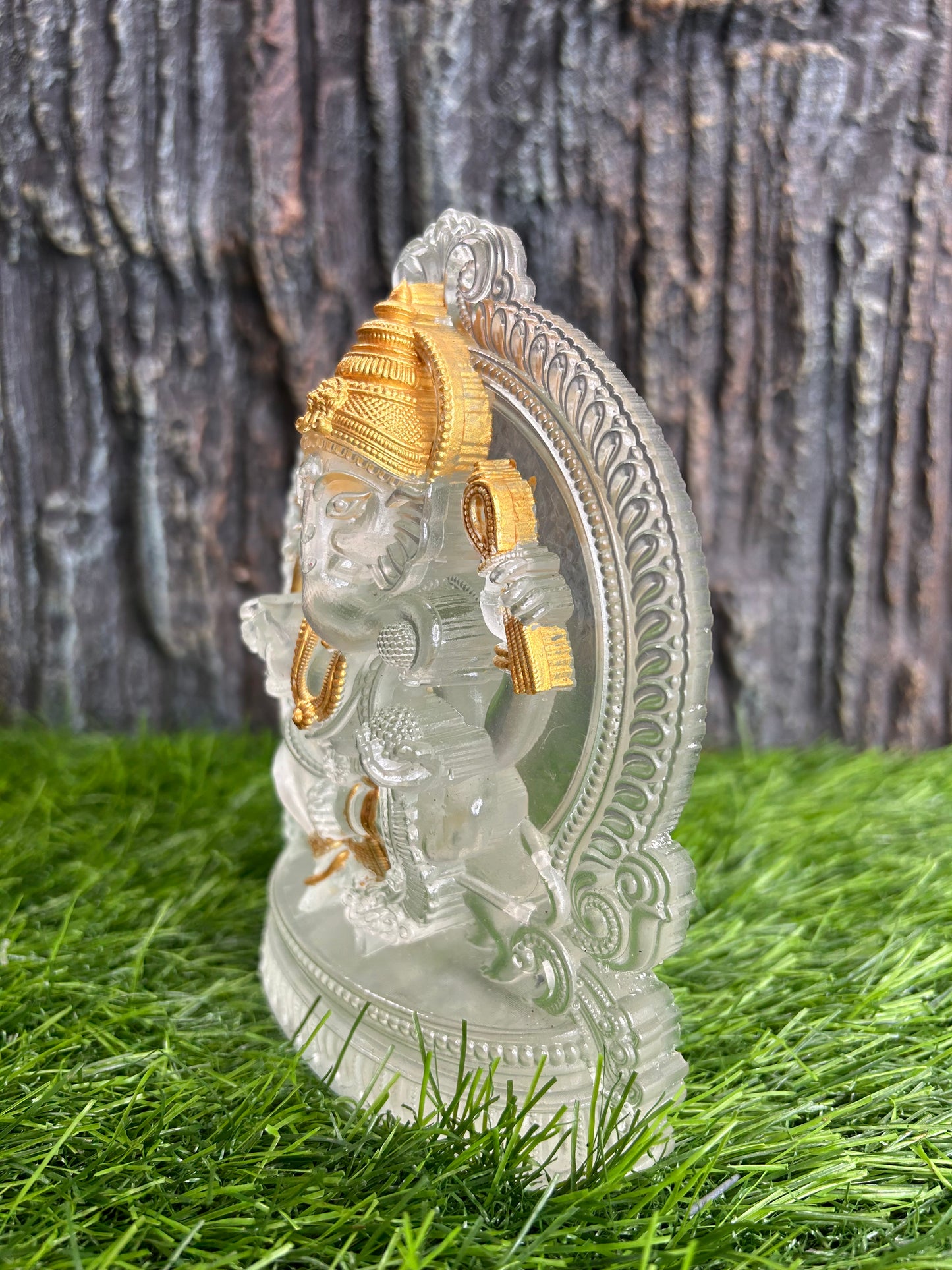 6inch epoxy Ganesha hand painted