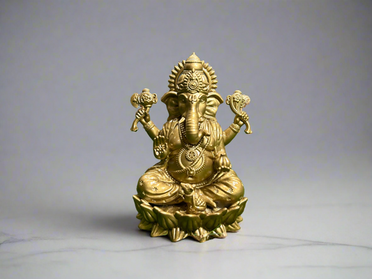 3inch Ganesha on a lotus