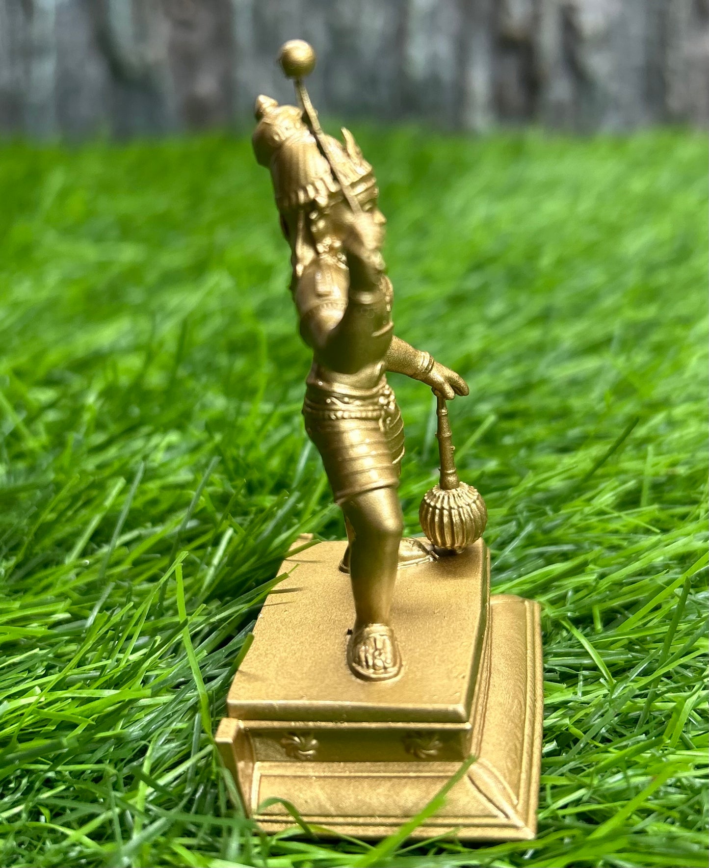 Karupan swamy 3inch idol gold finish