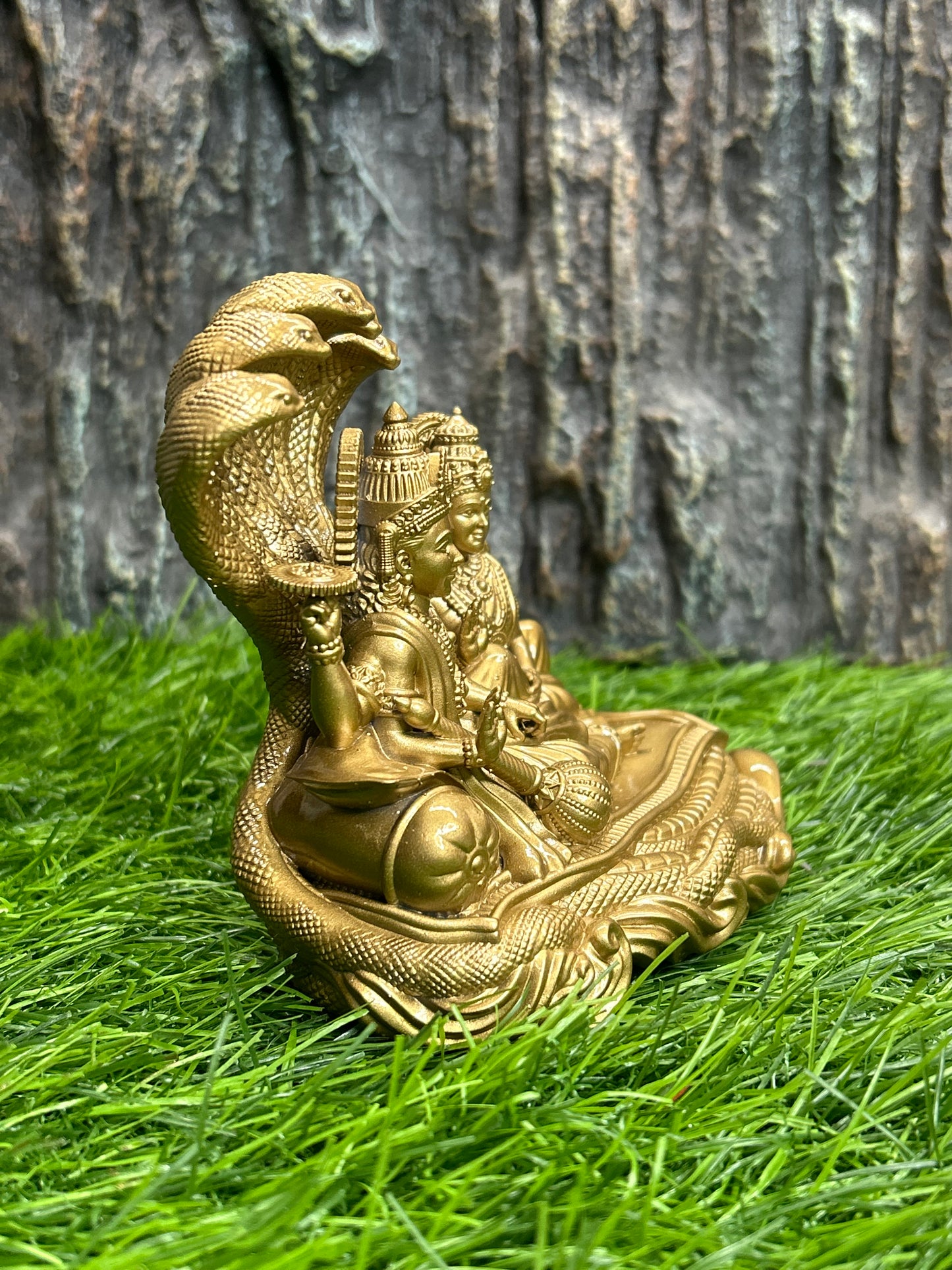 4inch Lakshmi Narayana 3d printed model gold colour