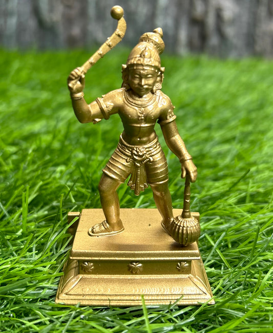 Karupan swamy 3inch idol gold finish