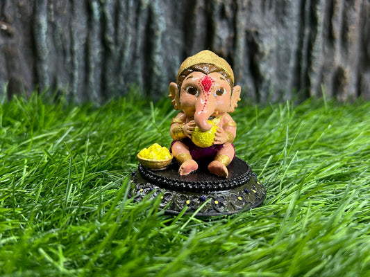 Chibi Ganesha hand painted 2inch