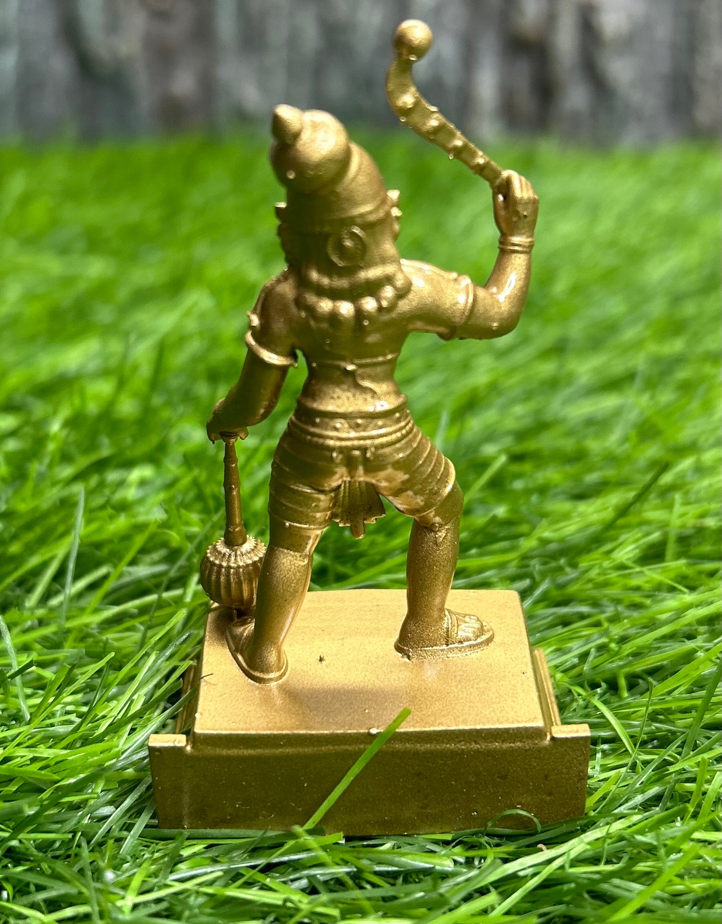 Karupan swamy 3inch idol gold finish