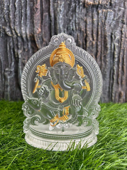 6inch epoxy Ganesha hand painted
